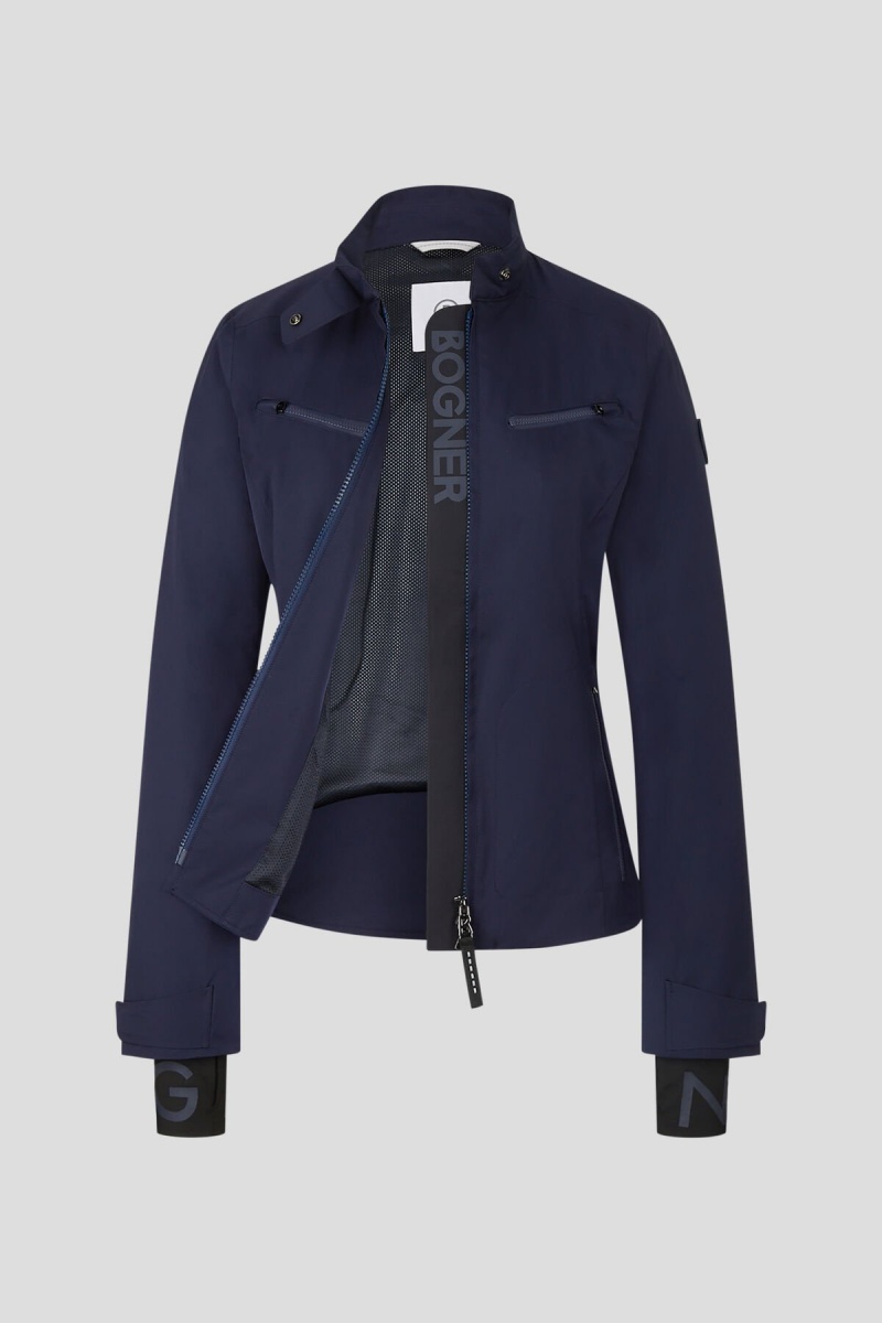 BOGNER Sport Ariane Functional Jacket Navy Blau | JCBAO-5198