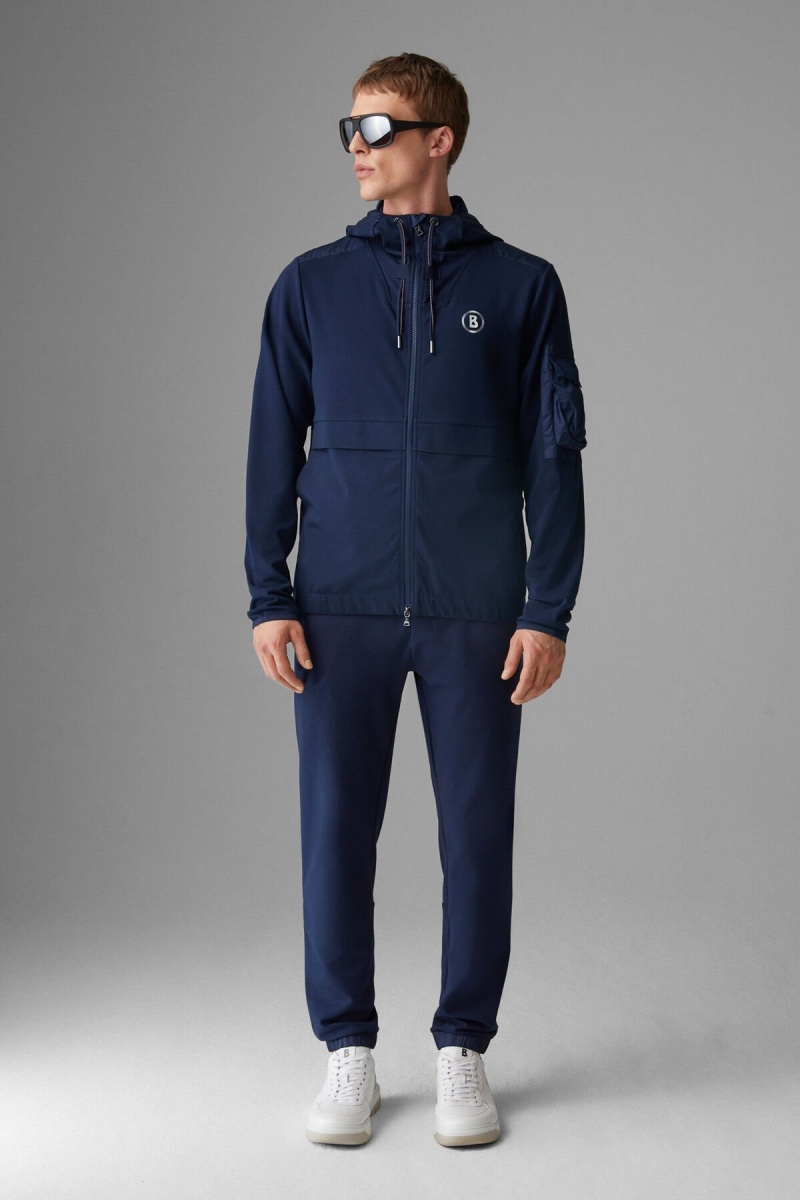 BOGNER Sport Brix Sweatshirt Jacket Dunkelblau | FPVEO-1536