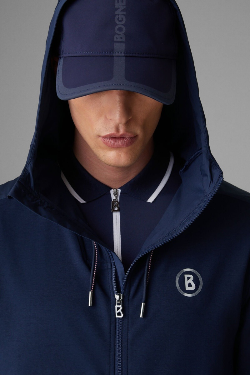 BOGNER Sport Brix Sweatshirt Jacket Dunkelblau | FPVEO-1536