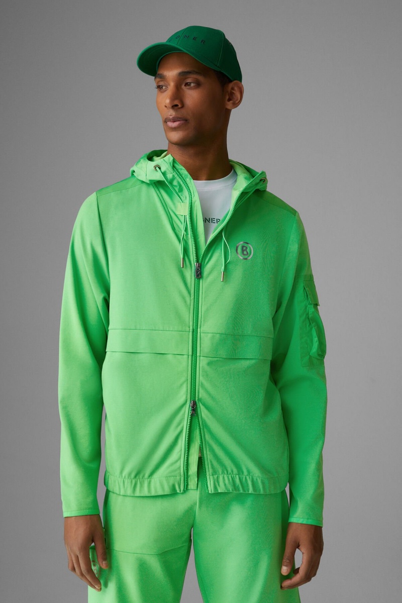 BOGNER Sport Brix Sweatshirt Jacket Grün | XOBVA-4709