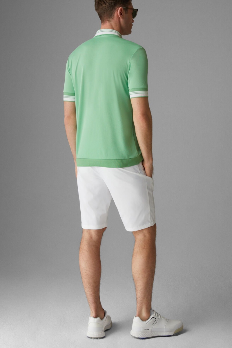 BOGNER Sport Bruno Functional Polo Shirt Grün | CISXT-4629