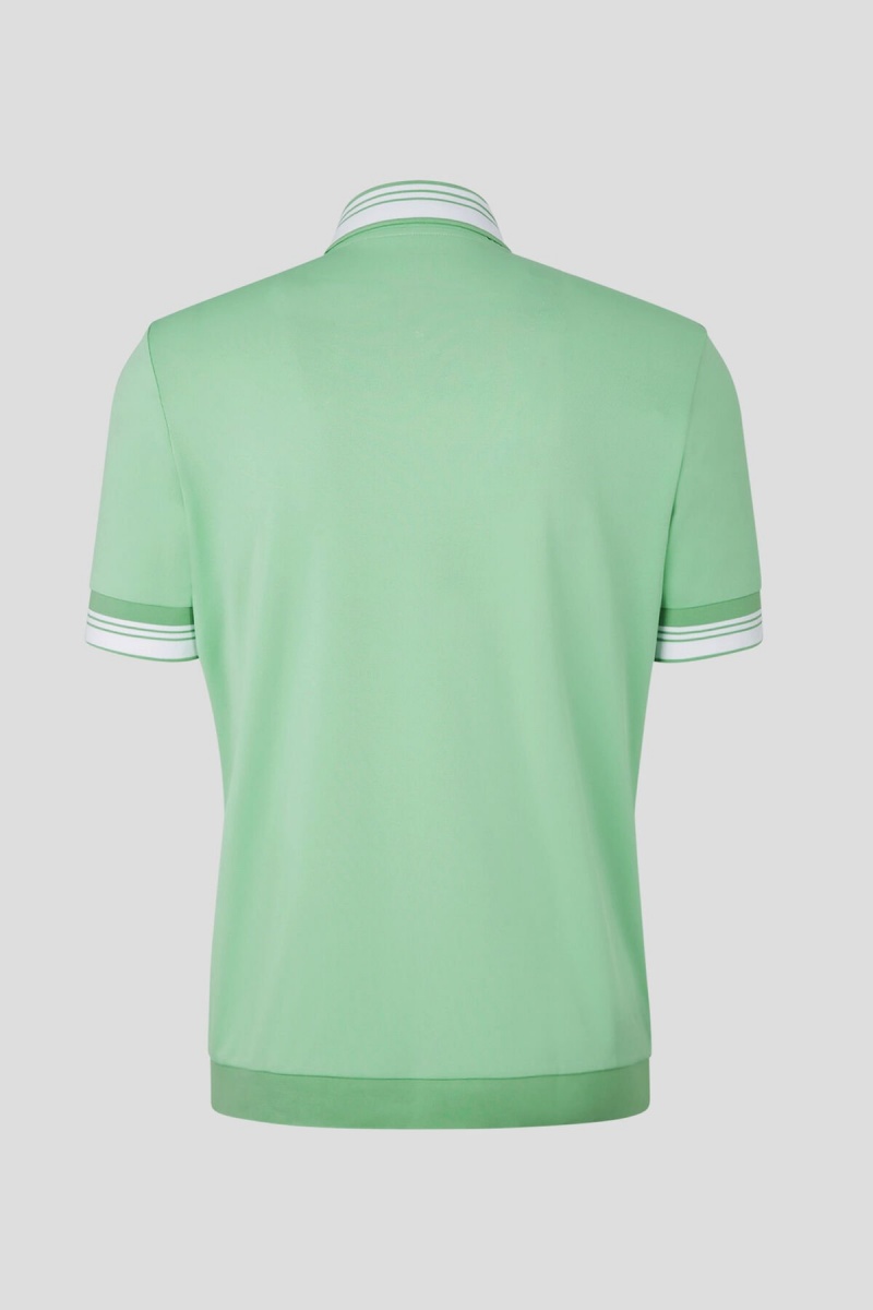 BOGNER Sport Bruno Functional Polo Shirt Grün | CISXT-4629