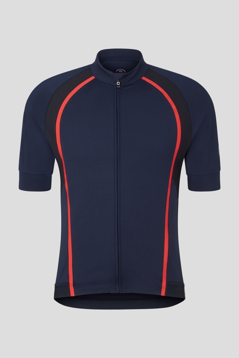 BOGNER Sport Clark Bike Shirt Dunkelblau | GZPFI-3890