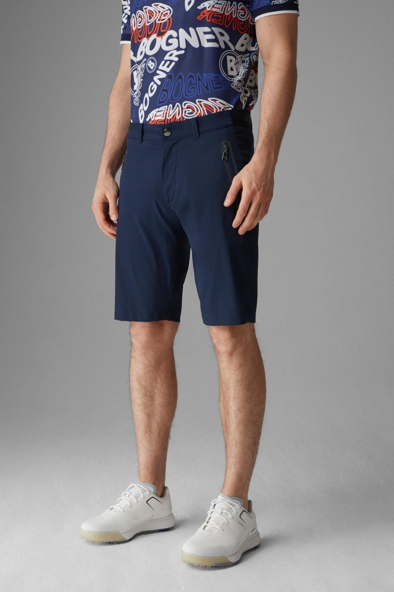 BOGNER Sport Covin Functional Shorts Navy Blau | PFHDL-9172
