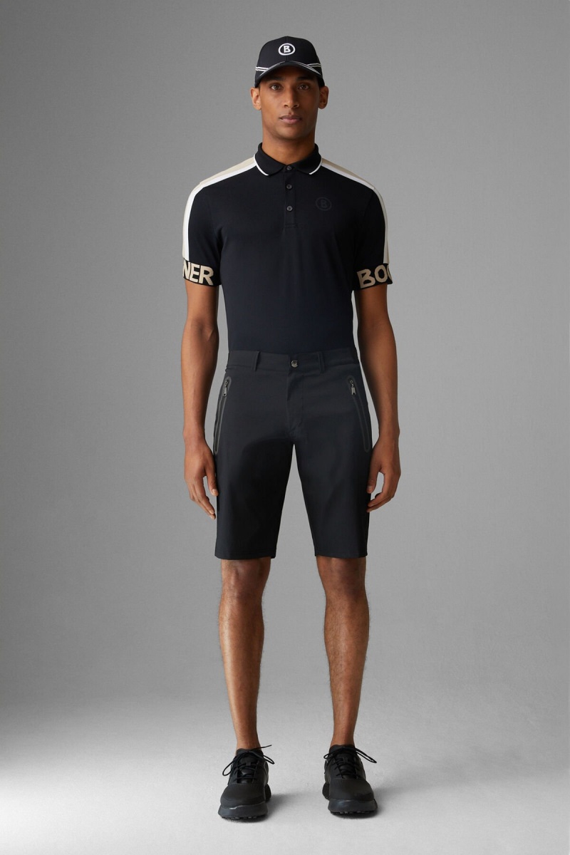 BOGNER Sport Covin Functional Shorts Schwarz | SQVHO-6532