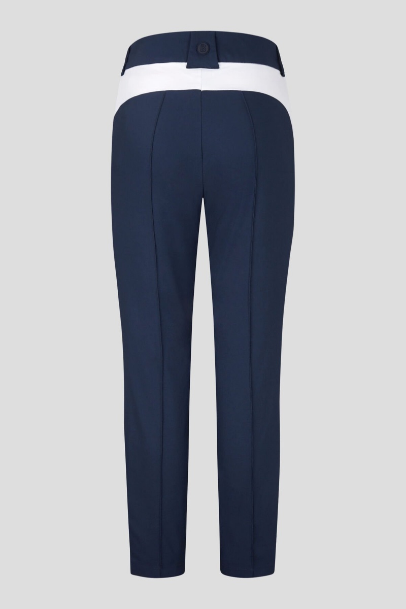 BOGNER Sport Eddi Functional Pants Navy Blau Weiß | EAZTS-1879