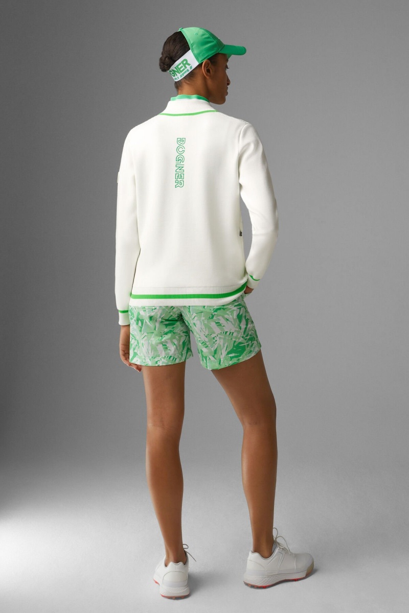 BOGNER Sport Elfi Knit Jacket Grün | GTLQA-0394