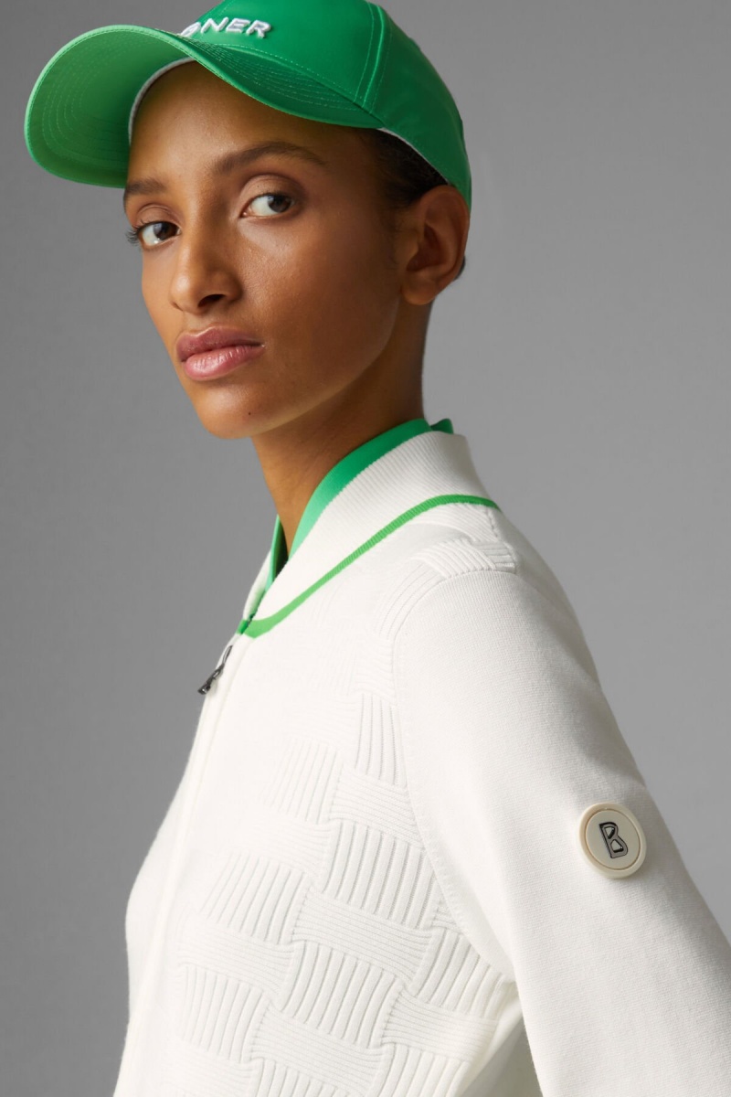 BOGNER Sport Elfi Knit Jacket Grün | GTLQA-0394