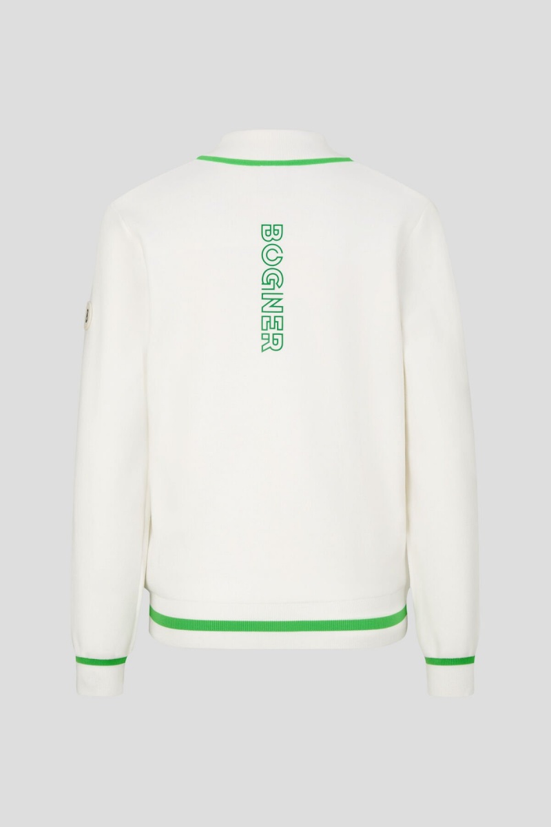 BOGNER Sport Elfi Knit Jacket Grün | GTLQA-0394
