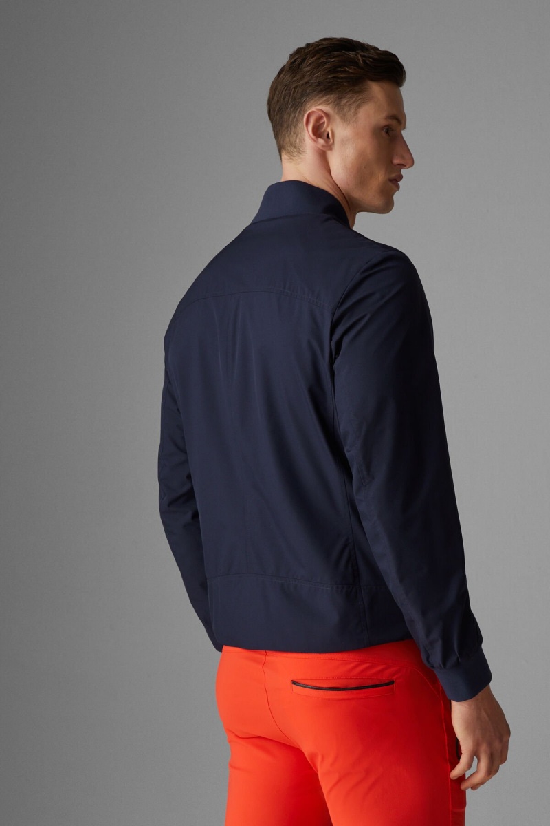 BOGNER Sport Jannis Hybrid Jacket Navy Blau | YDIOX-0746