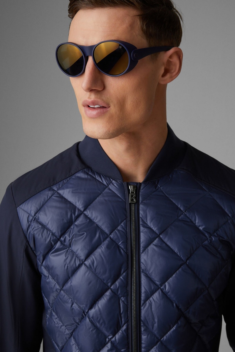 BOGNER Sport Jannis Hybrid Jacket Navy Blau | YDIOX-0746