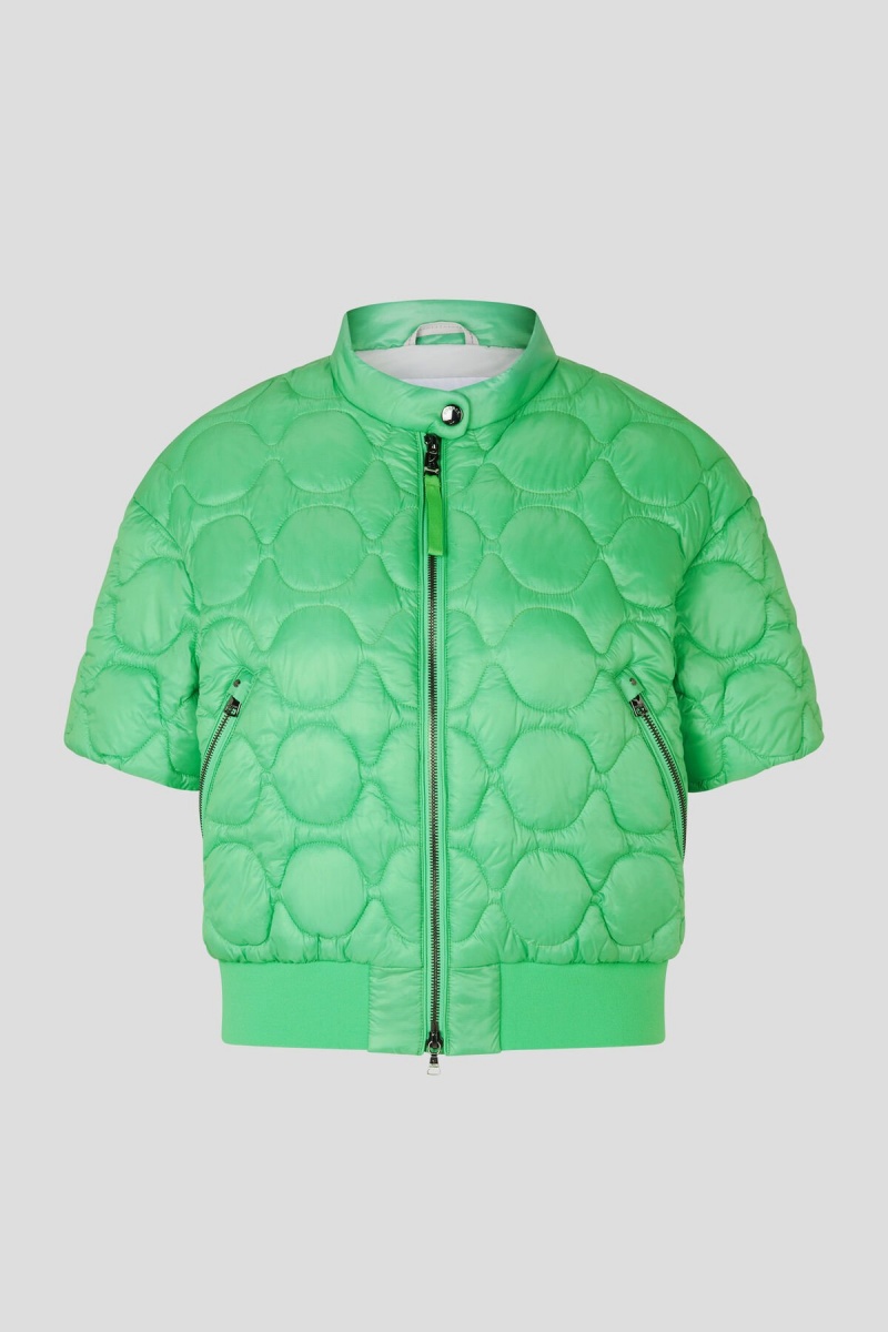 BOGNER Sport Laia Kurzes-sleeve Gesteppt Jacket Grün | HMUOS-9418