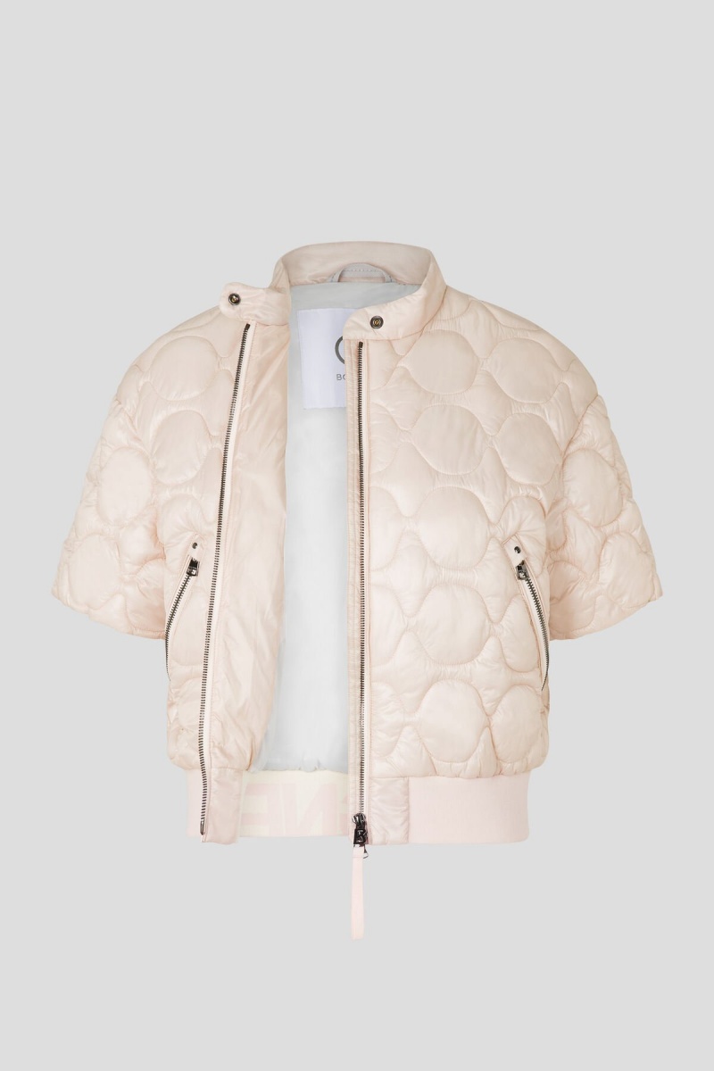 BOGNER Sport Laia Kurzes-sleeve Gesteppt Jacket Rosa | EDLBW-5286