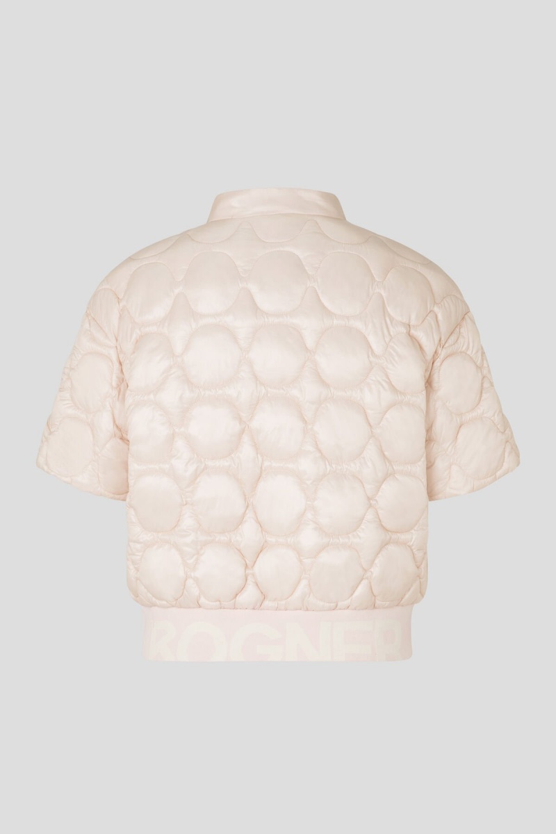 BOGNER Sport Laia Kurzes-sleeve Gesteppt Jacket Rosa | EDLBW-5286