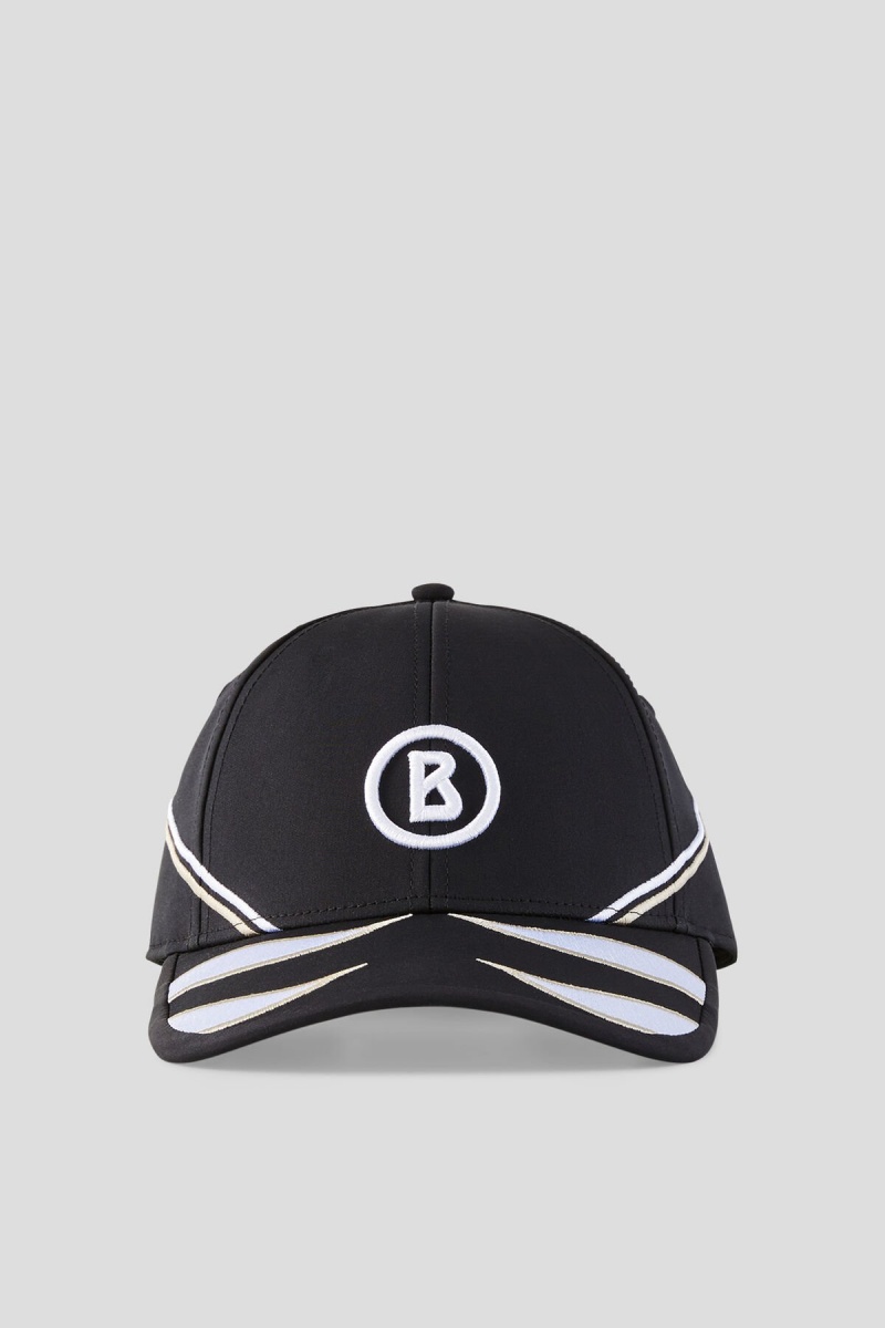 BOGNER Sport Mikon Cap Schwarz Weiß | JWRXS-7246