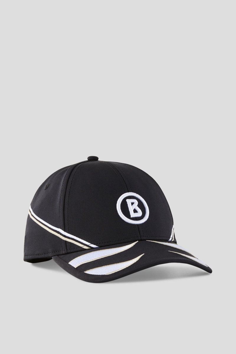BOGNER Sport Mikon Cap Schwarz Weiß | JWRXS-7246