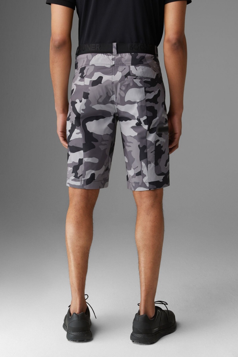 BOGNER Sport Milo Functional Shorts Schwarz | XZREC-1408