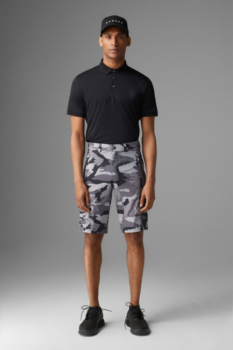 BOGNER Sport Milo Functional Shorts Schwarz | XZREC-1408