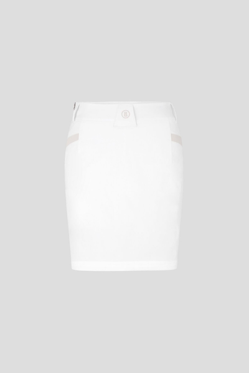BOGNER Sport Mirana Functional Skirt Weiß | OIDWC-6951