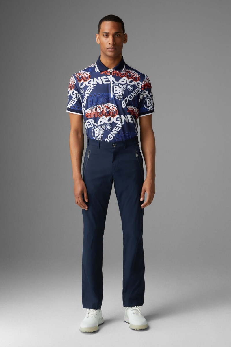 BOGNER Sport Nael Functional Pants Navy Blau | FTJPM-9712