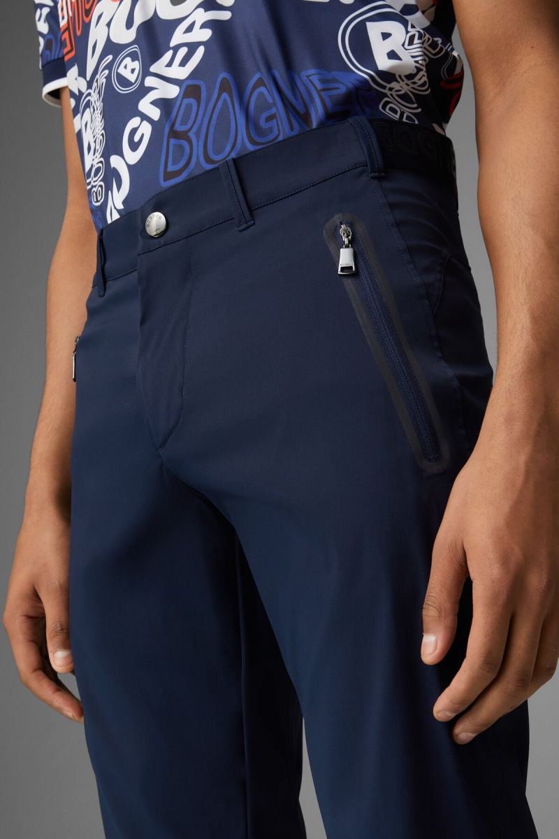 BOGNER Sport Nael Functional Pants Navy Blau | FTJPM-9712