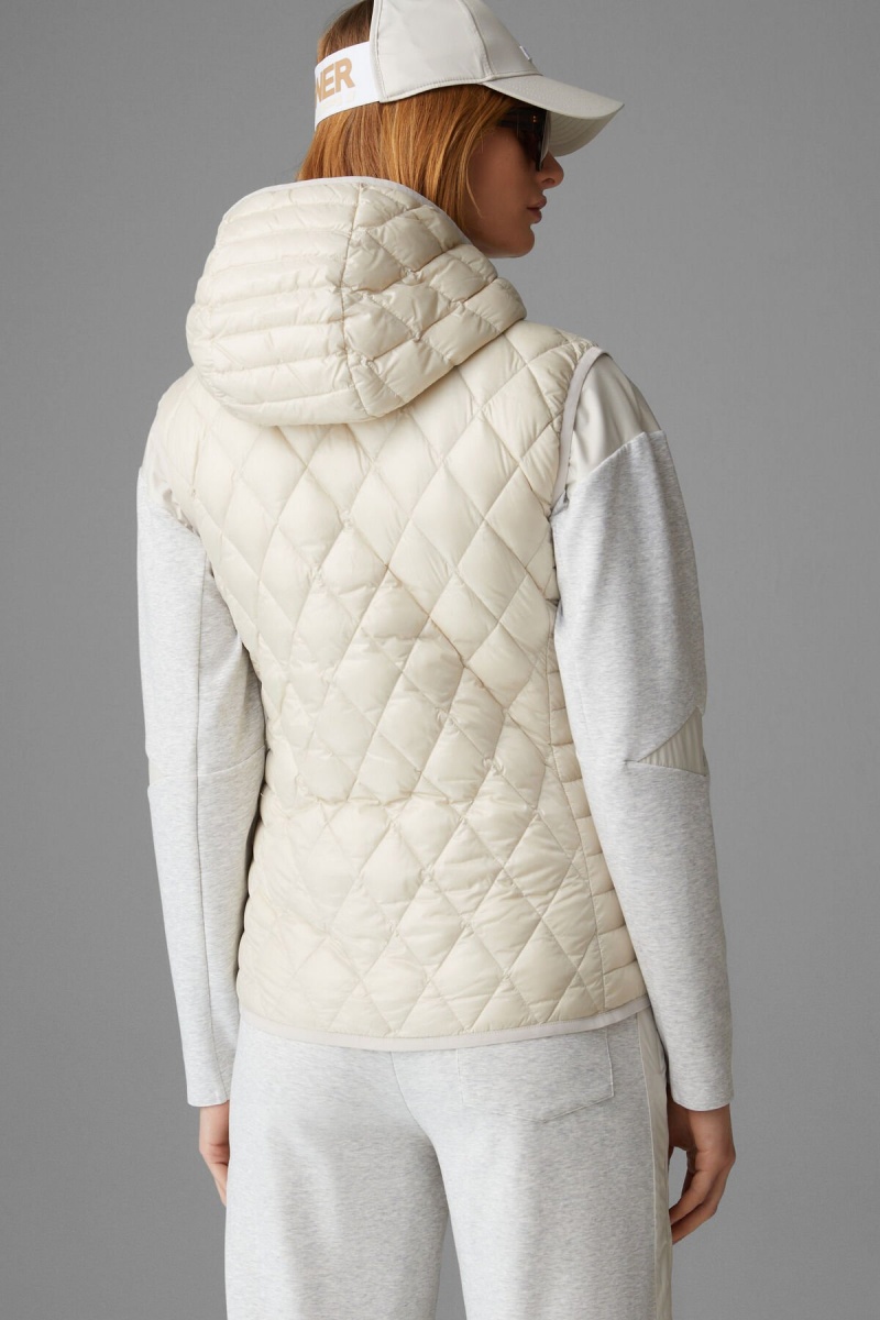 BOGNER Sport Pippa Down Waistcoat Sand | AWOIQ-7453