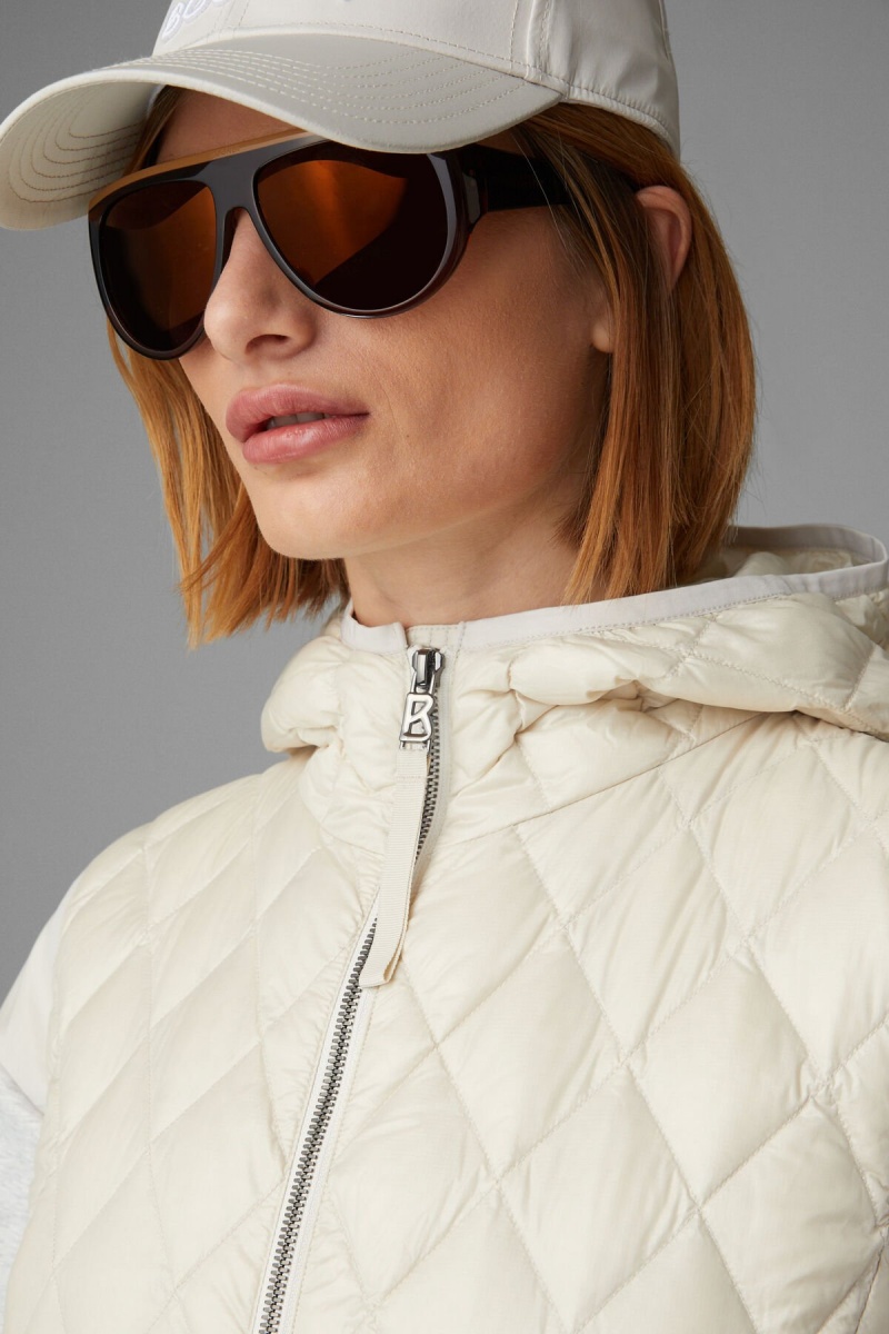BOGNER Sport Pippa Down Waistcoat Sand | AWOIQ-7453