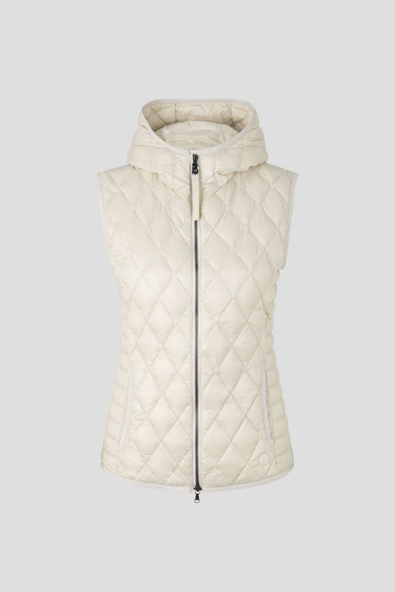 BOGNER Sport Pippa Down Waistcoat Sand | AWOIQ-7453