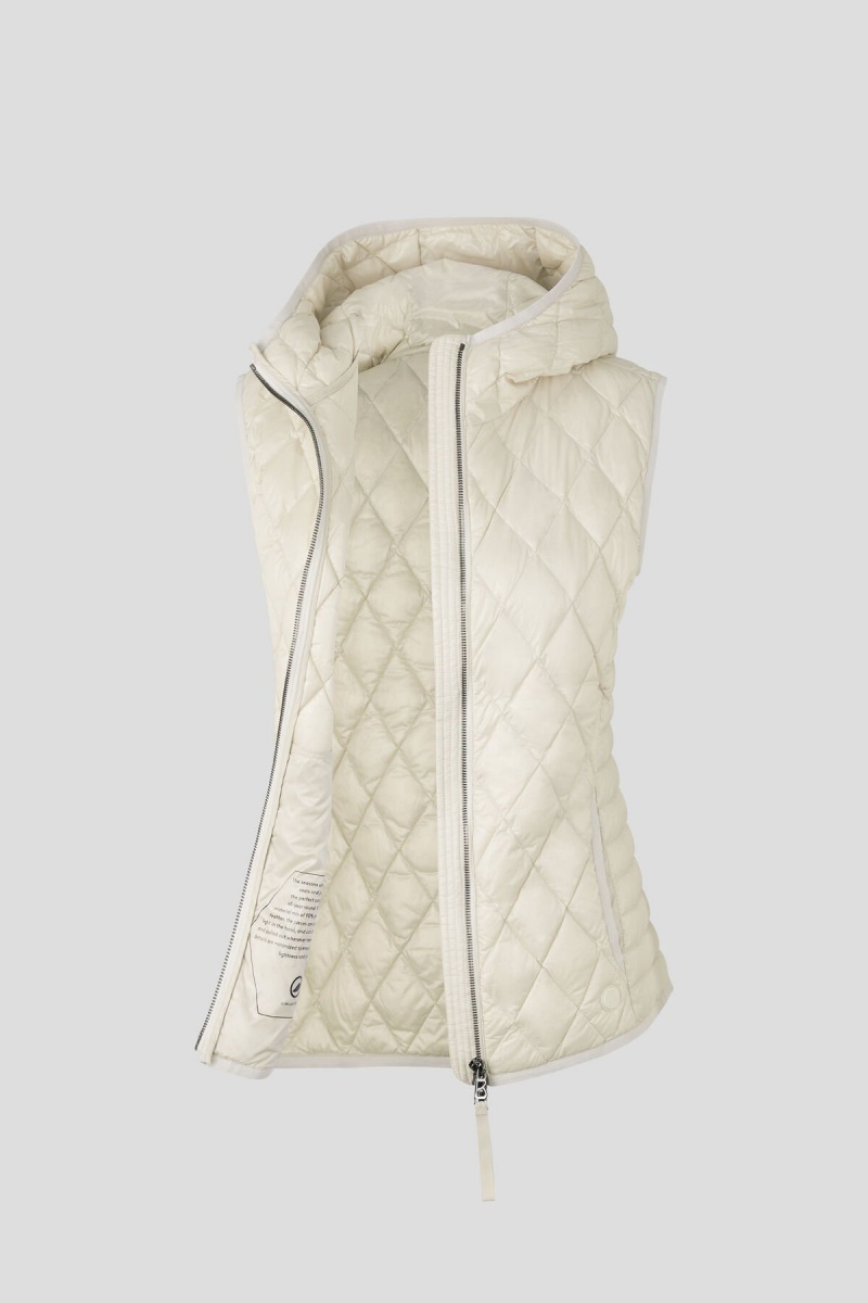 BOGNER Sport Pippa Down Waistcoat Sand | AWOIQ-7453