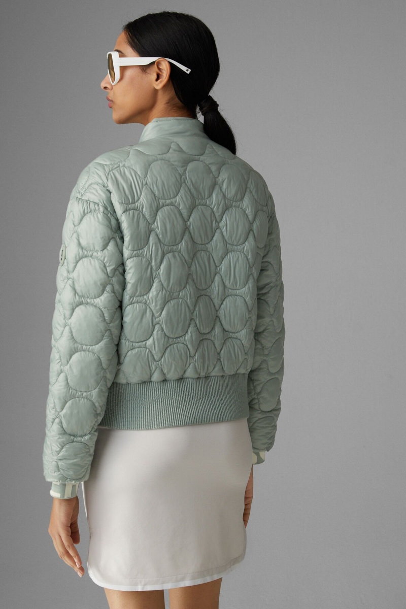 BOGNER Sport Rosy Gesteppt Jacket Grün | DWRXY-4860