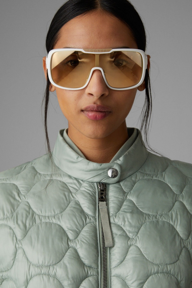 BOGNER Sport Rosy Gesteppt Jacket Grün | DWRXY-4860