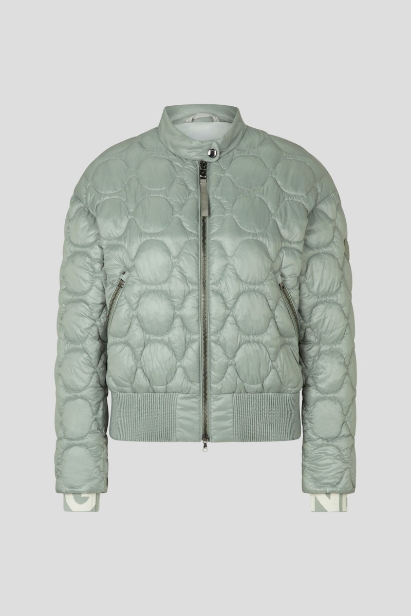 BOGNER Sport Rosy Gesteppt Jacket Grün | DWRXY-4860