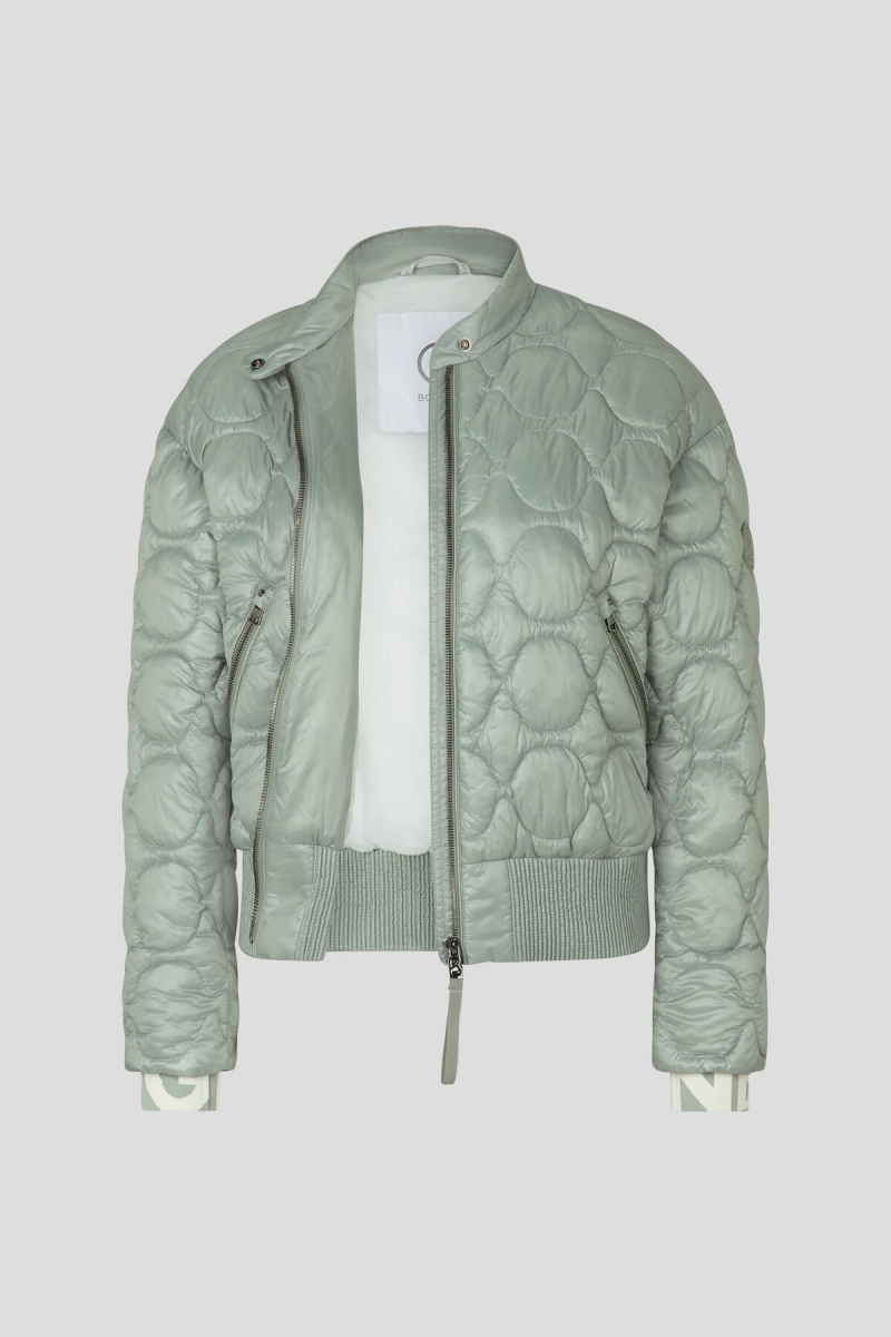 BOGNER Sport Rosy Gesteppt Jacket Grün | DWRXY-4860