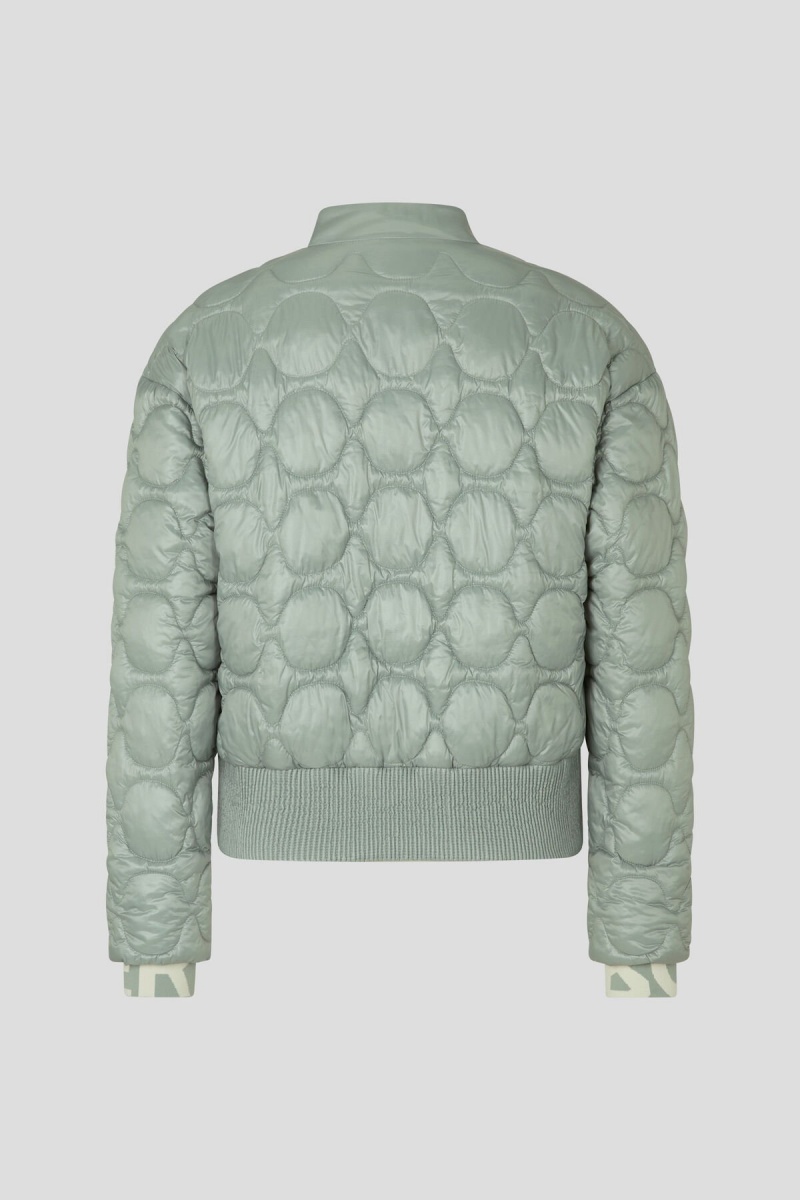 BOGNER Sport Rosy Gesteppt Jacket Grün | DWRXY-4860