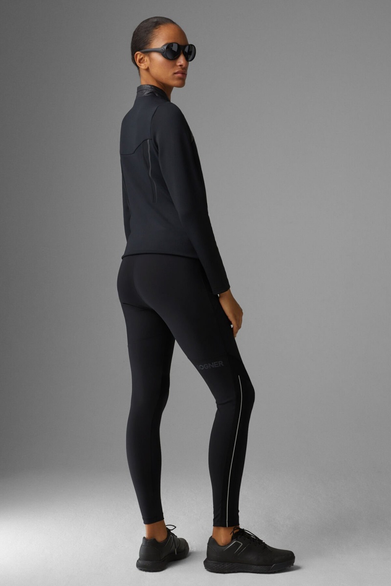 BOGNER Sport Tights Lilia Schwarz | CDFEU-6872