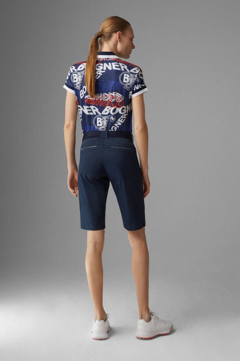BOGNER Sport Zima Functional Shorts Navy Blau | FHKXO-0685