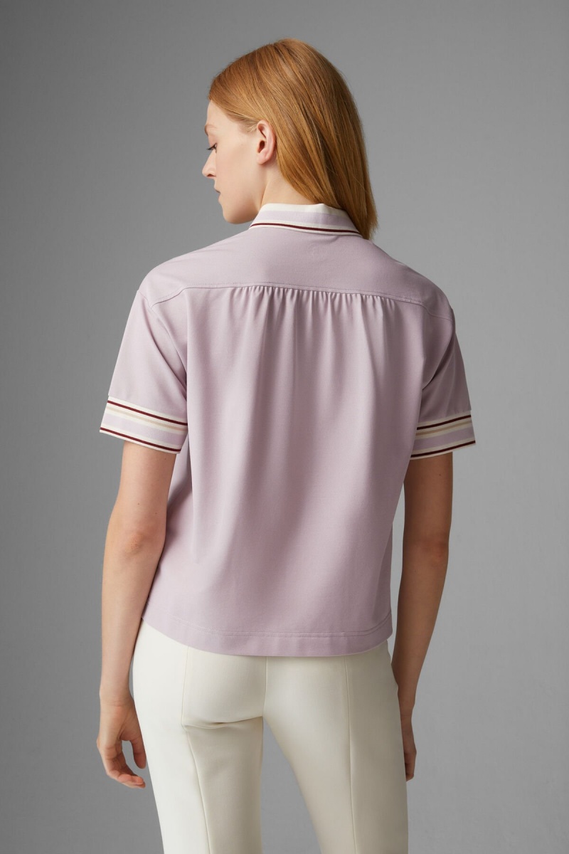 BOGNER Tala Polo Shirt Lilac | YKVSM-4327