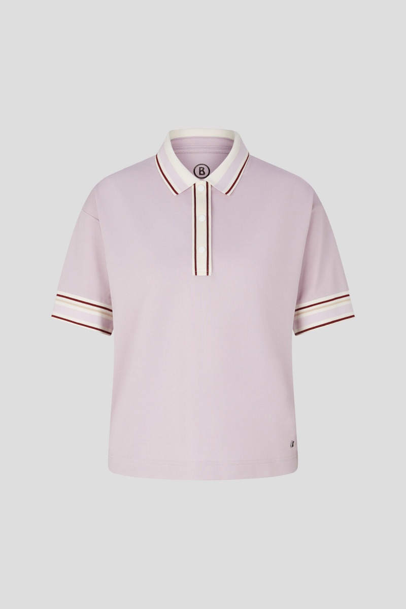 BOGNER Tala Polo Shirt Lilac | YKVSM-4327