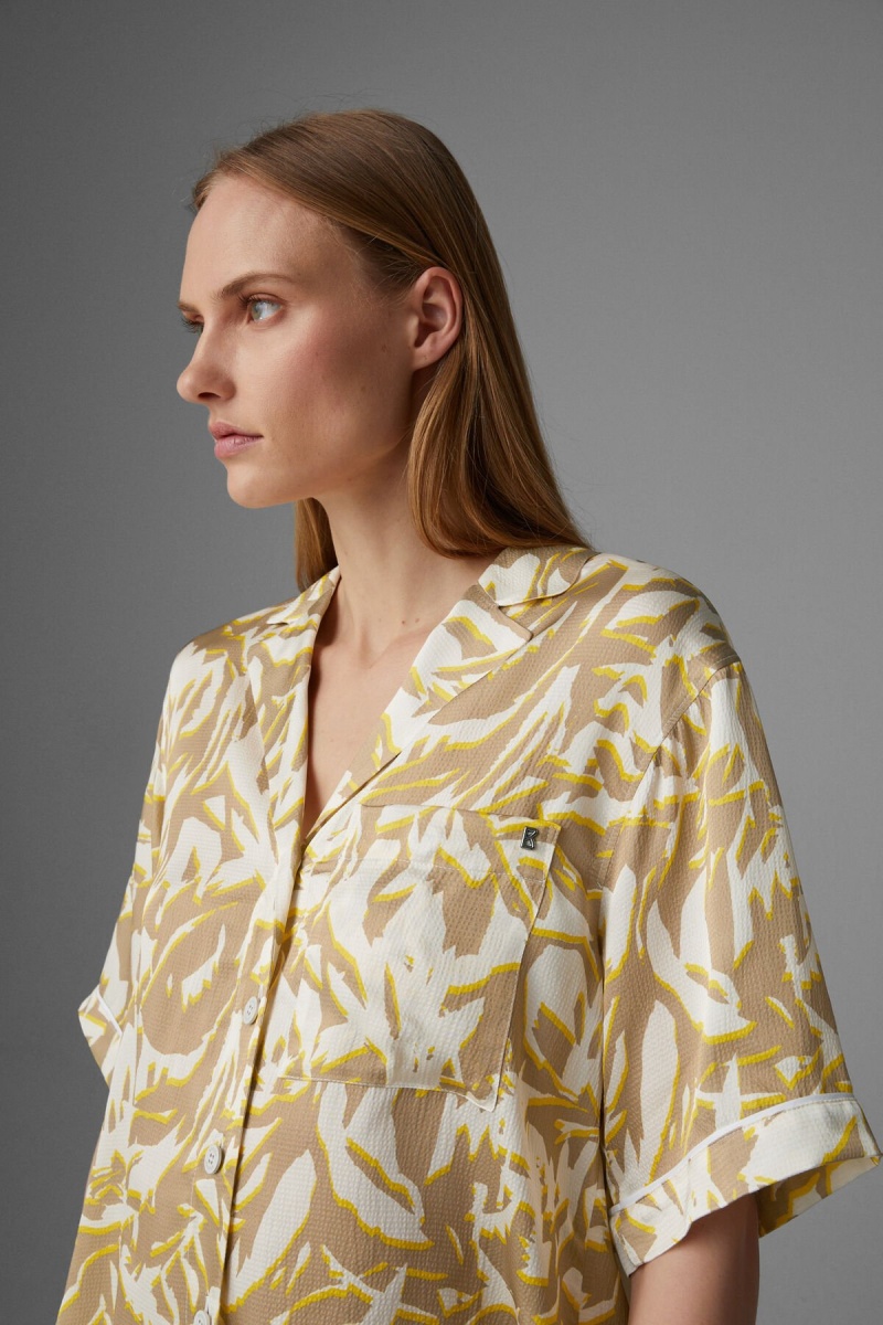 BOGNER Talvi Blouse Beige Gelb | VPGNK-1087