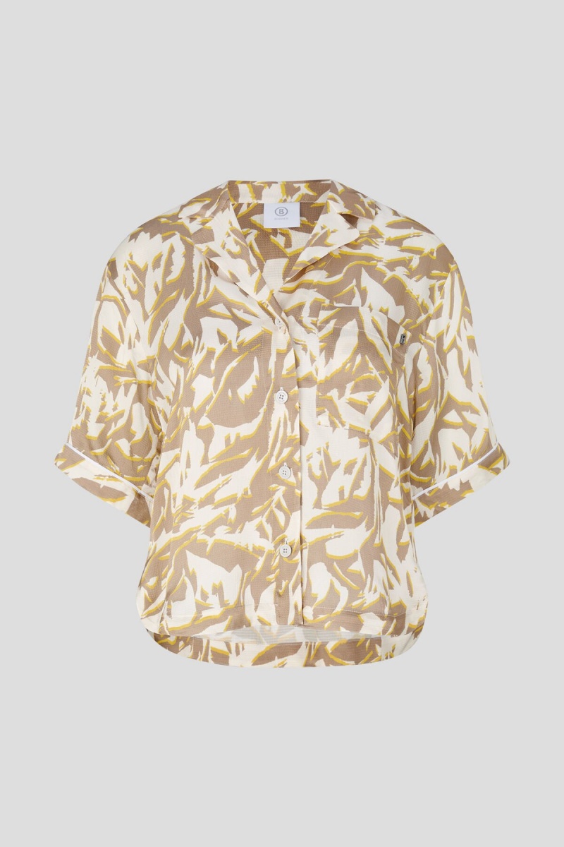 BOGNER Talvi Blouse Beige Gelb | VPGNK-1087