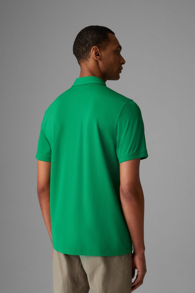 BOGNER Timo Piqué Polo Shirt Grün | HZIDL-0367