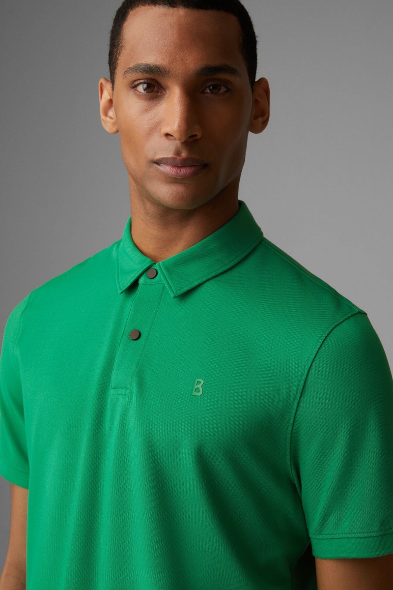 BOGNER Timo Piqué Polo Shirt Grün | HZIDL-0367