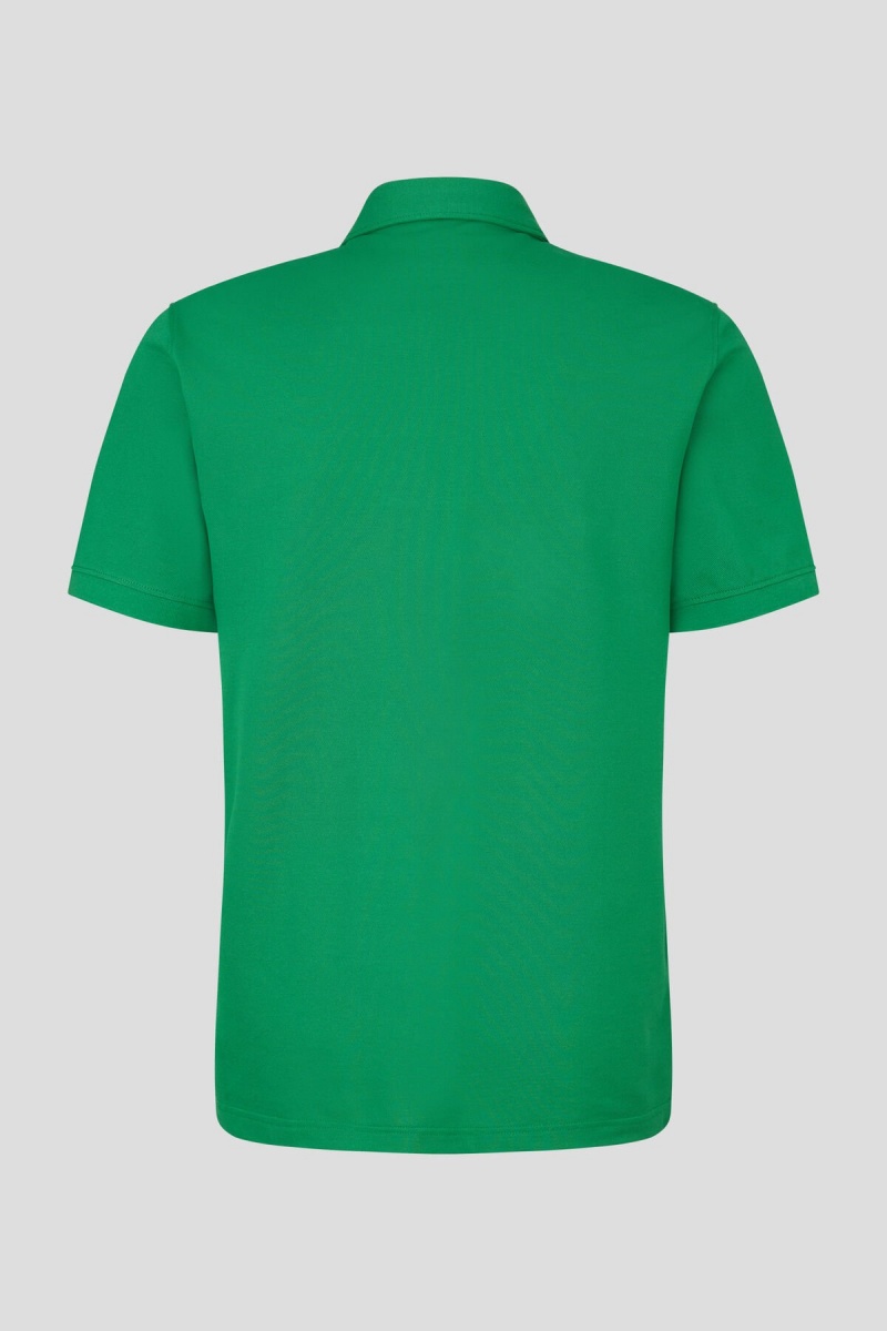 BOGNER Timo Piqué Polo Shirt Grün | HZIDL-0367