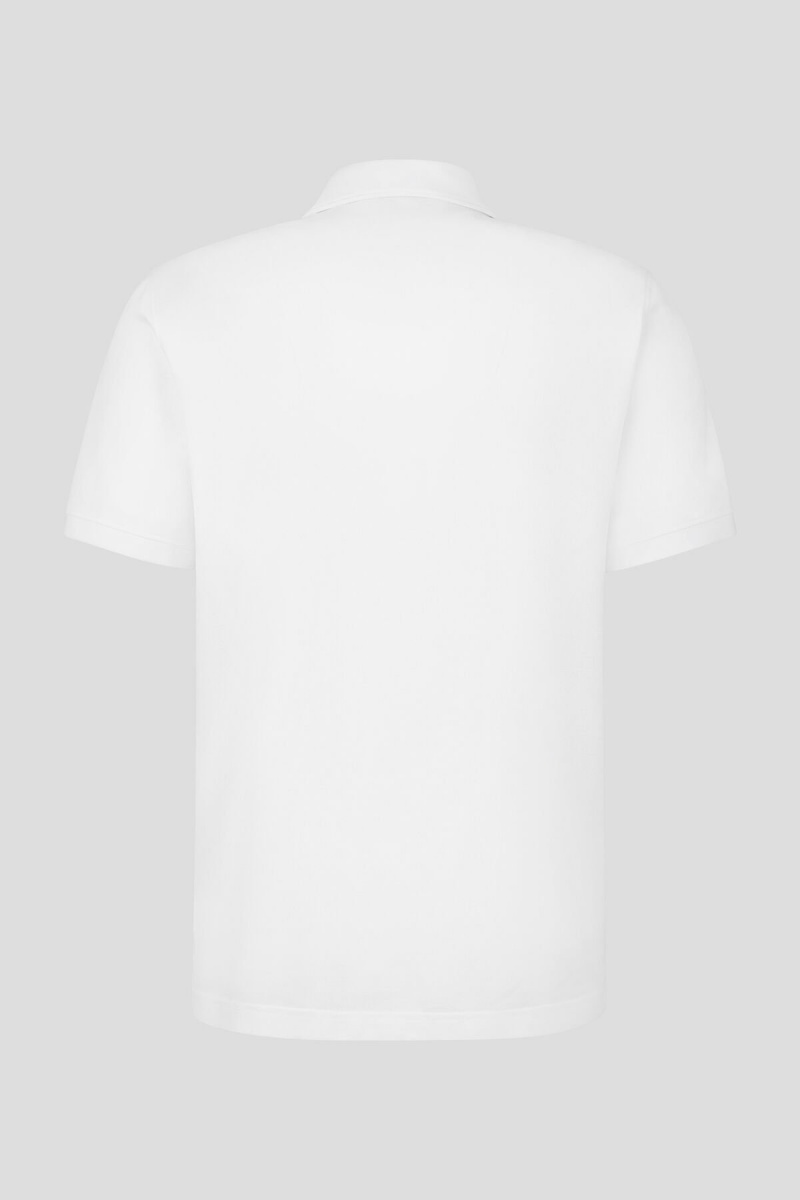 BOGNER Timo Piqué Polo Shirt Weiß | SVLFE-4681