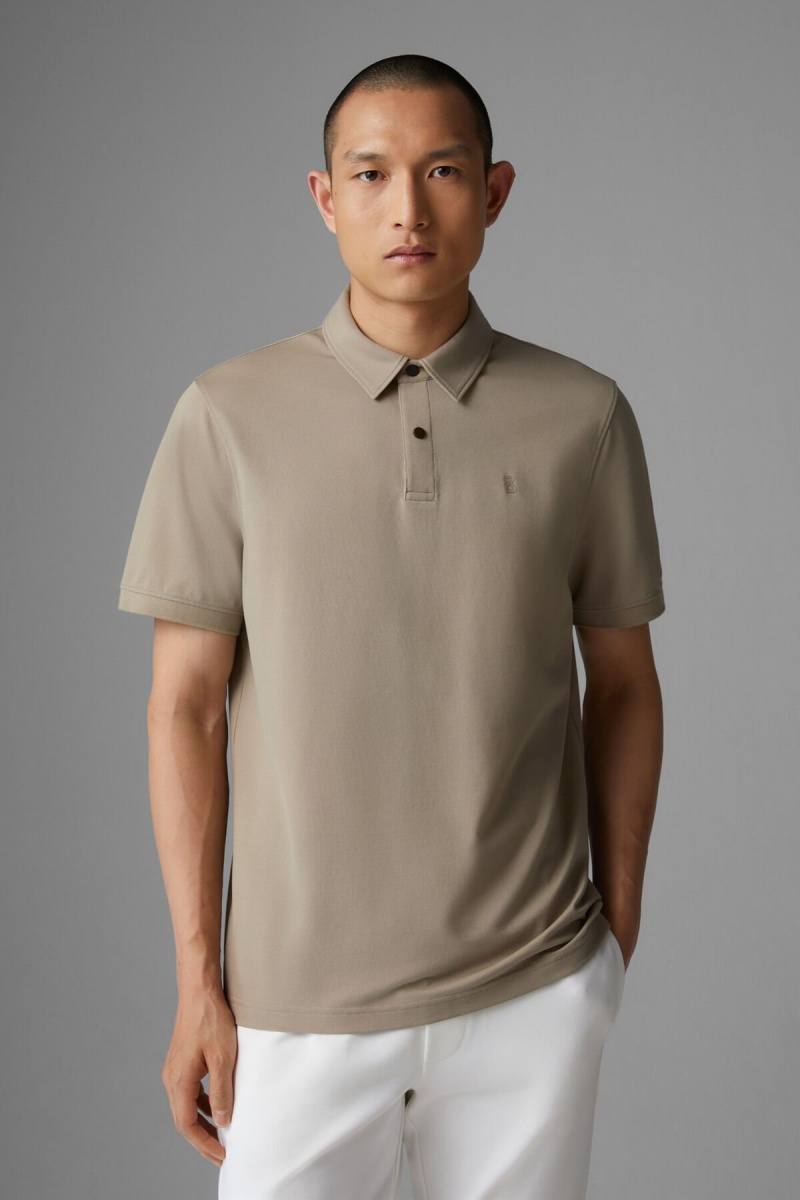 BOGNER Timo Polo Shirt Beige | KHEYI-1925
