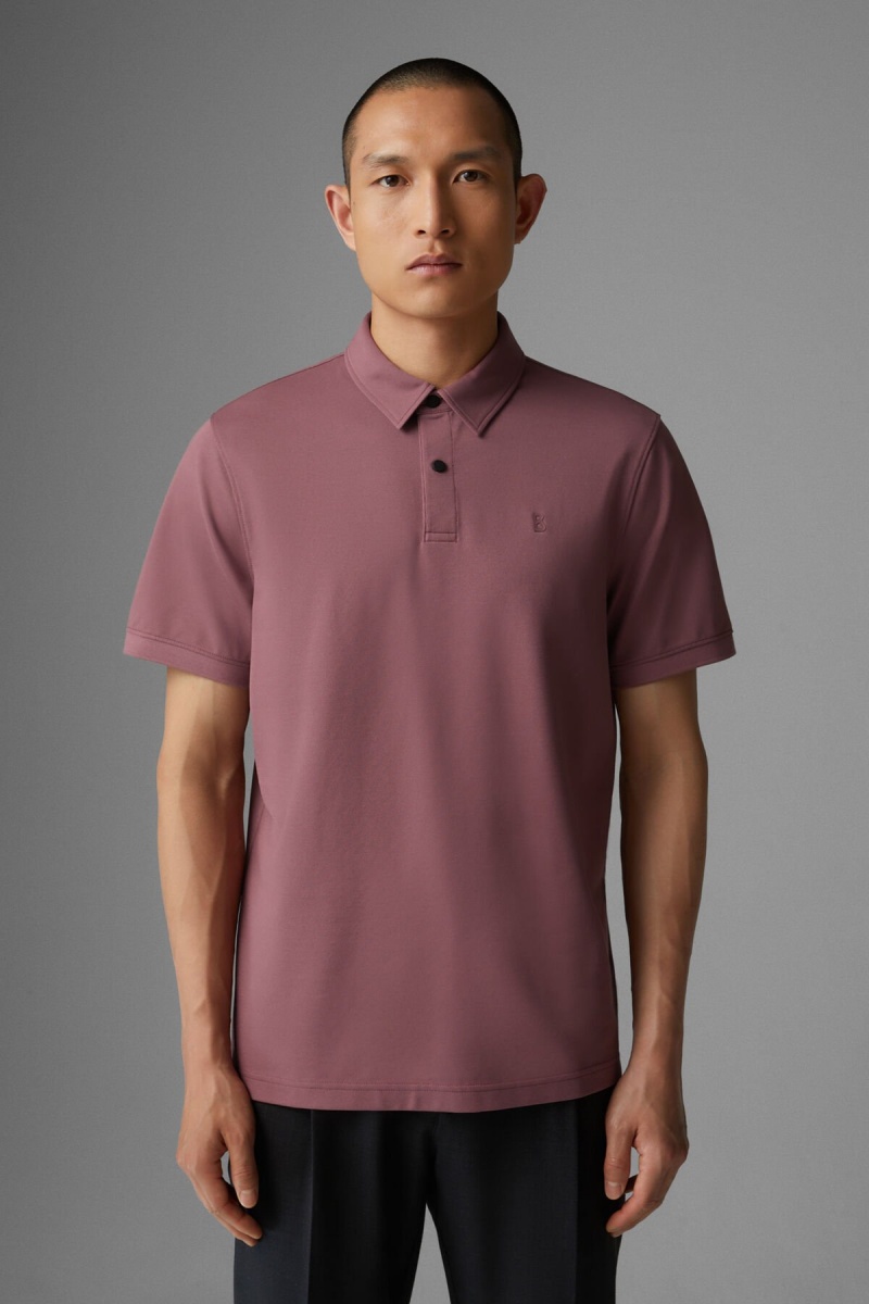 BOGNER Timo Polo Shirt Rot | CAVWI-8743