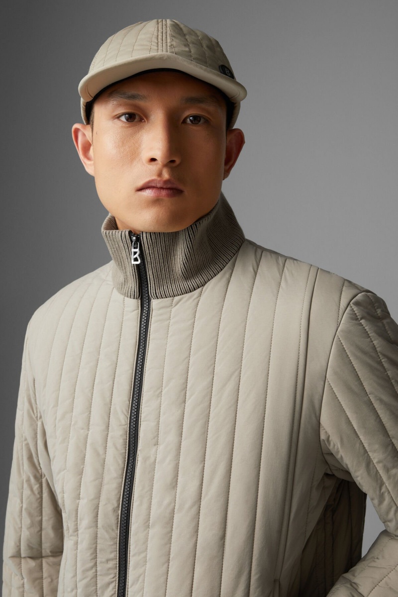 BOGNER Tommy Gesteppt Jacket Beige | OYNXJ-3798