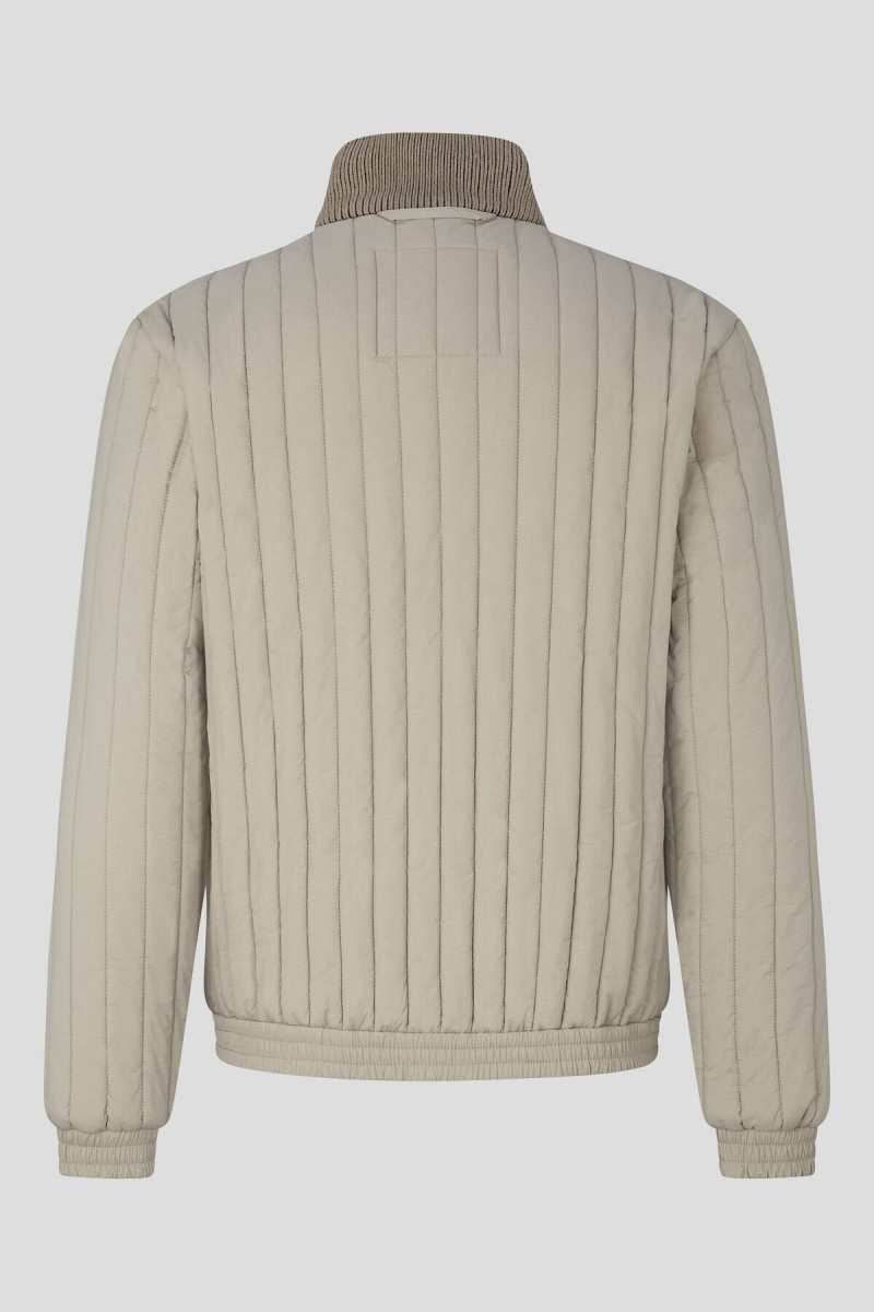 BOGNER Tommy Gesteppt Jacket Beige | OYNXJ-3798