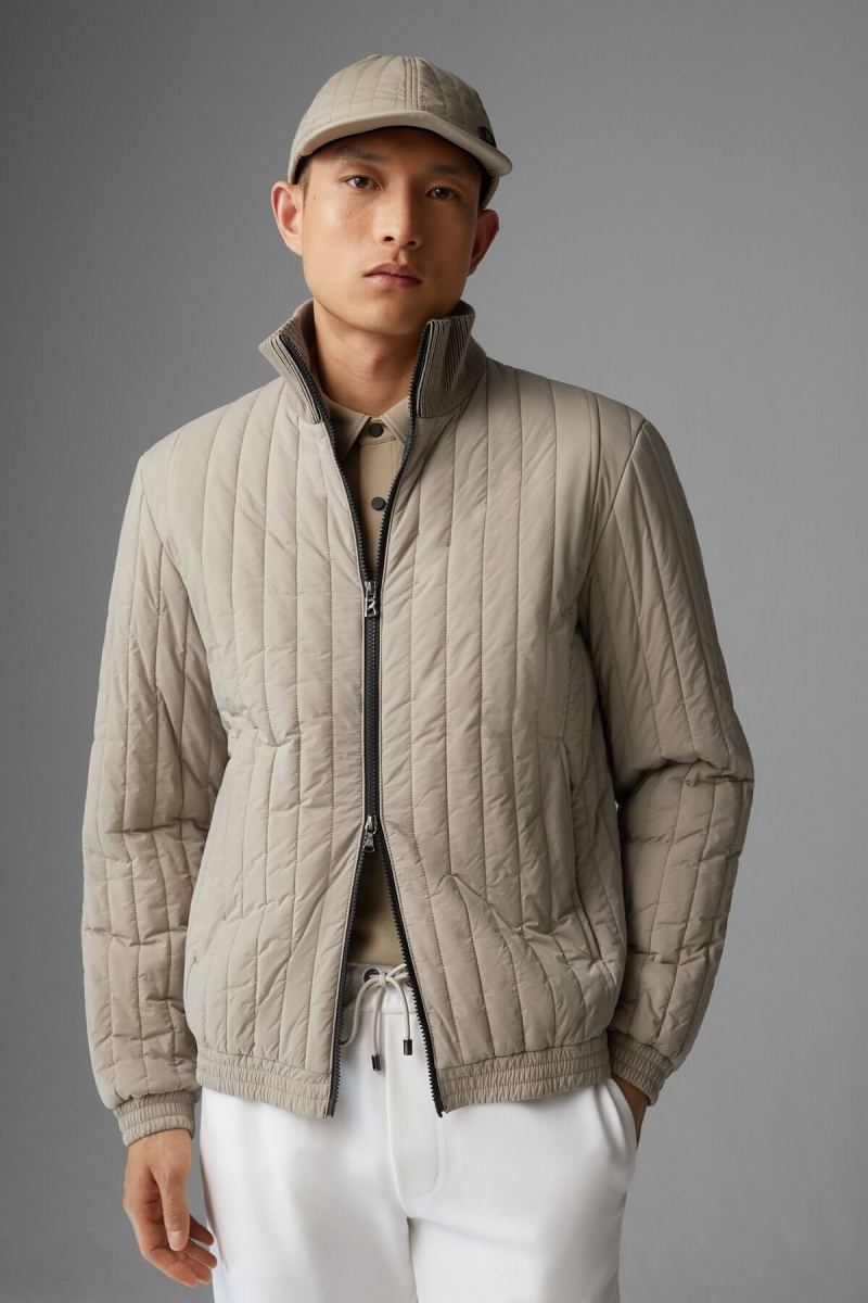 BOGNER Tommy Gesteppt Jacket Beige | OYNXJ-3798