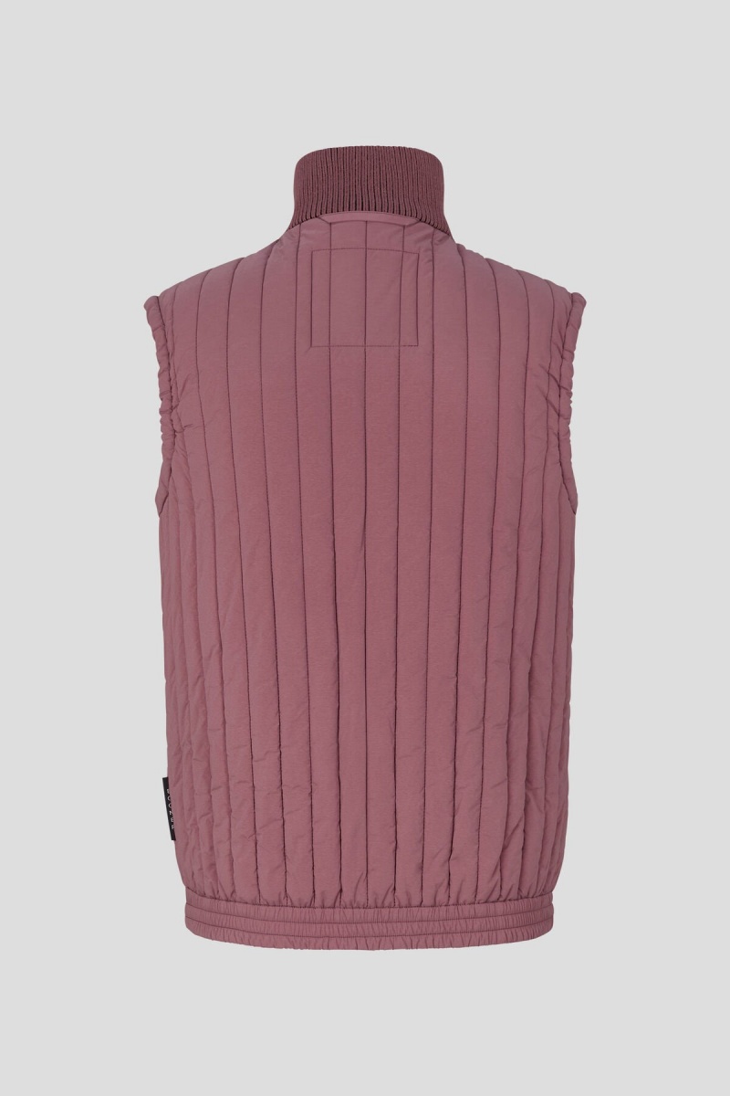 BOGNER Tony Gesteppt Waistcoat Rot | JYDIX-8912